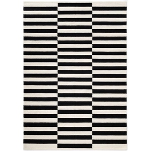 Hanse Home Черно-бял двустранен ръчно изработен вълнен килим 160x230 cm Donna - Hanse Home (106207-160x230)