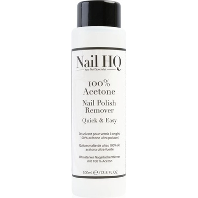 Nail HQ 100% Acetone odlakovač na nehty 400 ml