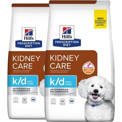 Hill's Hill s Prescription Diet k/d Early Stage Грижа за бъбреците гранули за кучета 2 x 12 кг