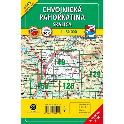 Chvojnická pahorkatina, Skalica 1 : 50 000