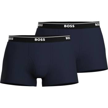 Boss Боксерки Boss 2 Pack Logo Waistband Trunks - Navy 405