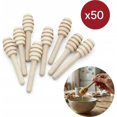 Dřevěná lžička na med 50 kusů naběračka G10 cm