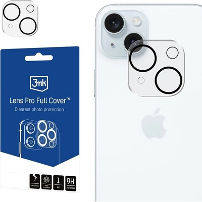 3mk Protection Протектор за камера 3mk Lens Pro Full Cover за Apple iPhone 15/15 Plus (3mk Lens Pro Full Cover(10))