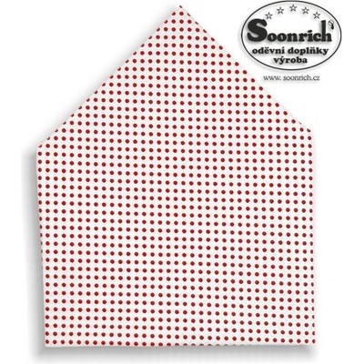 Soonrich šátek červený puntík bsp013