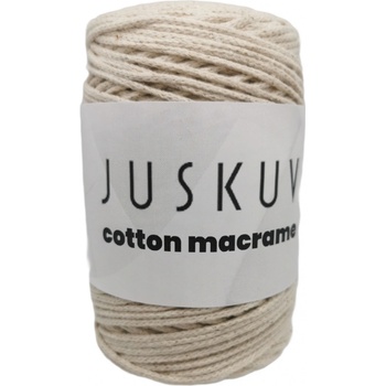Juskuv cotton macrame - coma2 - krémová