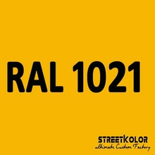 RAL 1021 akrylová auto farba lesklá alebo matná 1 liter + tužidlo + riedidlo