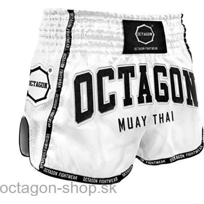 Trenky Muay Thai Octagon Kolekcia 2023 biela/čierna
