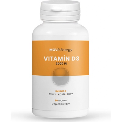 MOVit Vitamin D3 2000 I.U. 90 kapslí