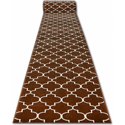 Nej-koberce BCF BASE 3770 hnědý trellis metráž 90 cm