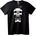 NOONEBRAND Тениска Черен Черепен Дизайн - 4XL, White