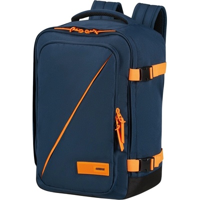 American Tourister TAKE2CABIN Batoh modrý Dark Navy/Radiant Orange 24L