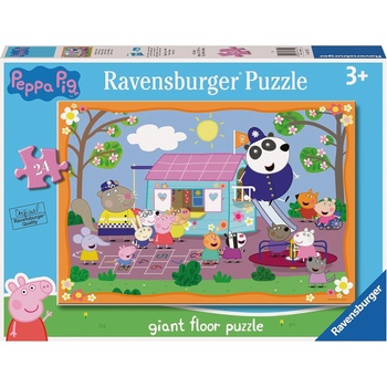 Ravensburger Пъзел за под Ravensburger от 24 части - Клубът за игра на Пепа и нейните приятели (3141)