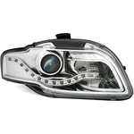 EAGLE EYES Кристални фарове за Audi A4 B7 (2004-2008) - хром (SWA08EGX)