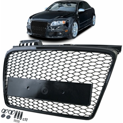 Maska Audi A4 B7 8E (2004-2008) - černá lesklá | Zboží Auto