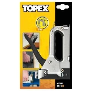 Topex Upholstery Stapler 4-14mm Adjustable Metal (41E906)