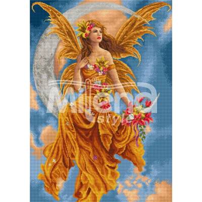 Milena Style Слънчева фея - гоблен със схема конци Ariadna 1: 1