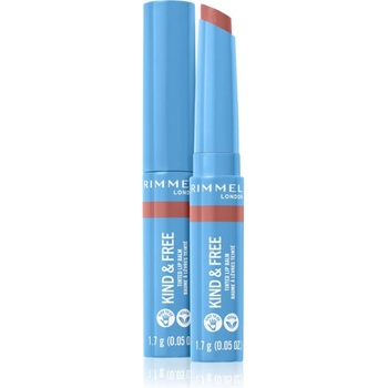 Rimmel Kind & Free тониращ балсам за устни цвят 002 Apricot Beauty 1, 7 гр