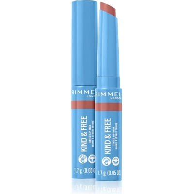 Rimmel Kind & Free тониращ балсам за устни цвят 002 Apricot Beauty 1, 7 гр