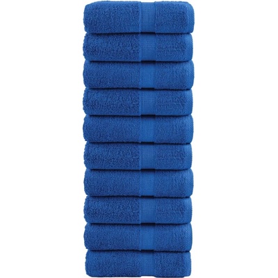 vidaXL Премиум кърпи за пране SOLUND 10 бр. сини 30x30 см 600 г/м2 (137181)