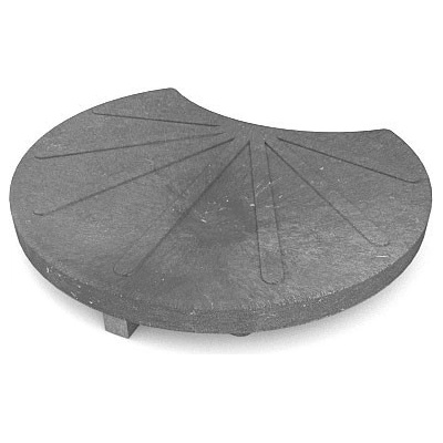 Recyklát zahradní nášlapný dílec průměr 400 mm, šedý