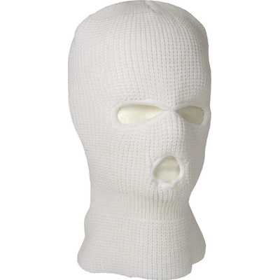 MIL TEC Kukla Balaclava Polyacryl tříotvorová Bílá