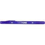 Tombow Томбоу Маркер TwinTone пруски син 0, 3/0, 8 (WS-PK17)