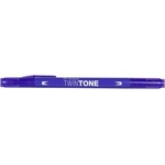 Tombow Томбоу Маркер TwinTone пруски син 0, 3/0, 8 (WS-PK17)
