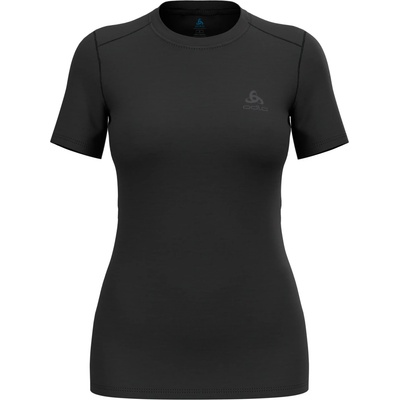 Odlo Дамско мериносово термобельо Odlo Women's Merino 160 Baselayer Crew Neck S/S Merino base layer - Black (115-2129-0214)