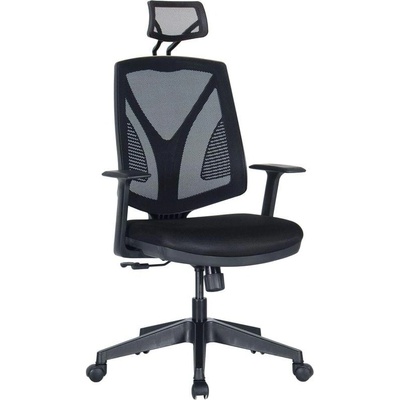 RFG Директорски стол RFG Joy 004 HB, дамаска и меш, до 120 kg, ч (4010140440)