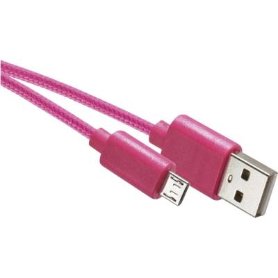 Emos EMS377 USB 2.0, A konektor/USB B micro konektor, ružový