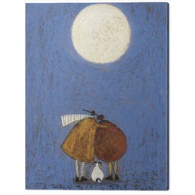 Obraz na plátne Sam Toft - A Moon to Call Their Own, 2 cm - 40×50 cm