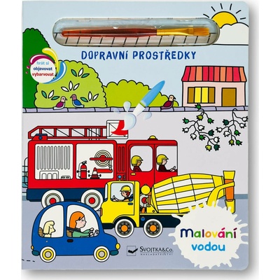 Malování vodou Dopravní prostředky Svojtka&Co.