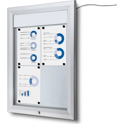 Jansen Display s.r.o. Vonkajšia vitrína SCT4xA4 s LED osvetlením