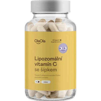 OlaOla Lipozomální vitamín C se šípkem 60 kapslí