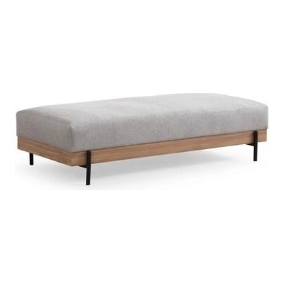 Atelier del Sofa Pouffe Eti Oak Pouffe - Grey