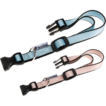 Ferplast - Club Puppy - Регулируем нашийник с пластмасова катарама, за кучета с обиколка на врата 23-32 см. - розов, син