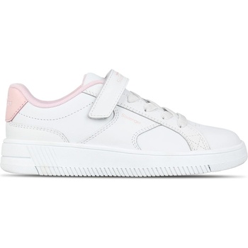 Image 1 of Slazenger Детски маратонки Slazenger Unisex Kids' Slaz Starling Low-Top Trainers - White/Pink