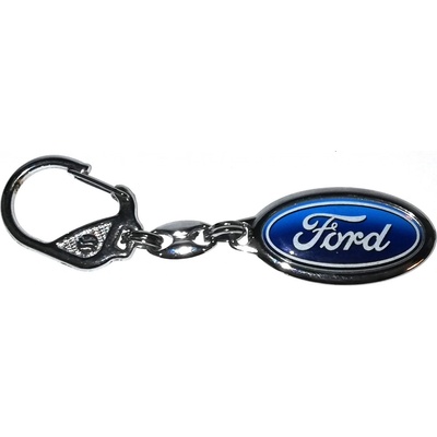 Prívesok na kľúče kovová elipsa FORD