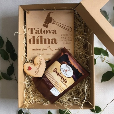 Dekorace z Česka Dárková sada pro tatínka Druh mletí kávy: Zrno