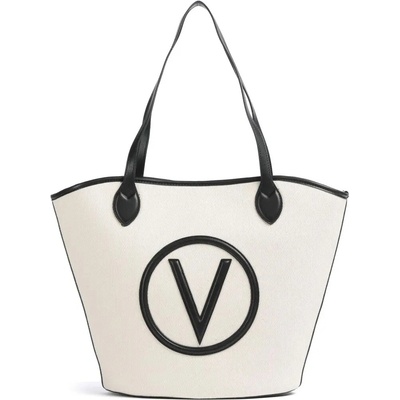 Valentino Bags shopper plátěná kabelka s pouzdrem krémová černá – Hledejceny.cz