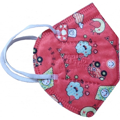 Angel mask respirátor dětský FFP2 holka NR červený obrázky – Zbozi.Blesk.cz