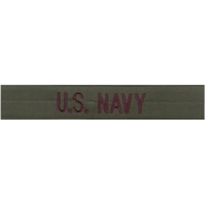 MILITARY RANGE Nášivka "U.S NAVY" OLIV