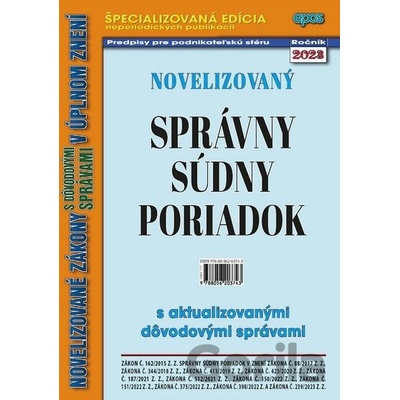 Novelizovaný správny súdny poriadok 10/2023