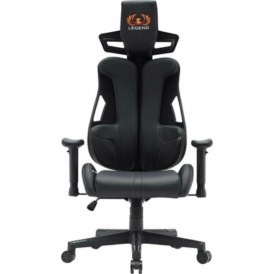 RFG Геймърски стол RFG One Legend, до 150kg, Class 4 газов амортисьор, лумбална опора, черен