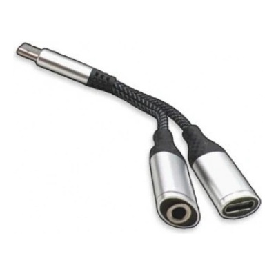Usb type c към 3, 5 мм адаптер за слушалки и зареждане 2 в 1, sx-03