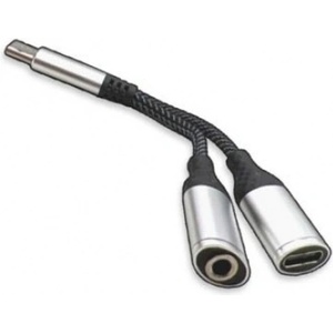  Usb type c към 3, 5 мм адаптер за слушалки и зареждане 2 в 1, sx-03