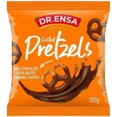 Dr. Ensa slaný preclík v mléční čokoládě se slaným karamel 100 g