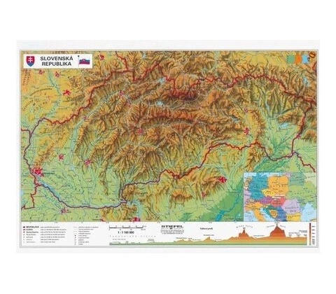 Mapa SR A3
