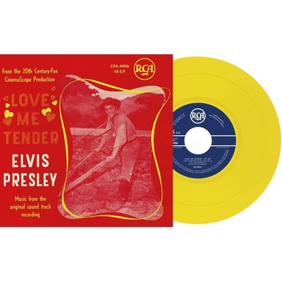 Elvis Presley - Love Me Tender (Limited Edition) (Yellow Translucent Coloured) (EP) (3700477837150)