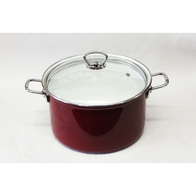 BELIS Hrniec 2,8L so sklenenou pokrievkou 18cm ECO-CERAM